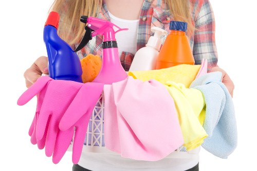 Local carpet cleaner in Seven Sisters providing careful floor cleaning