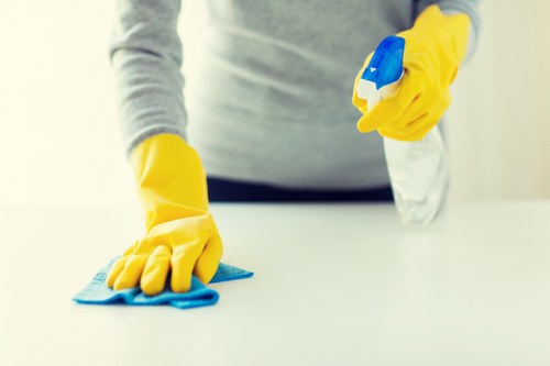 Deep mattress cleaning process for stain and allergen removal